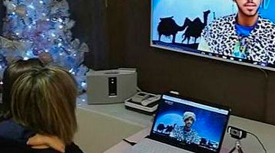 Los Reyes Magos reciben las peticiones de los niños por videoconferencia